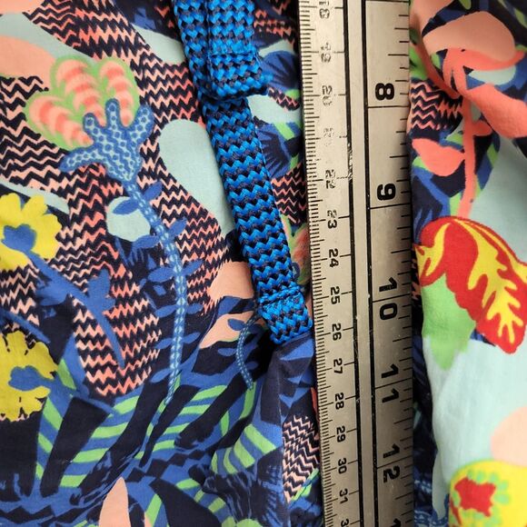 Nike Electric Men's Size XL Floral Icon 7" Swim Shorts Blue Green - Picture 9 of 13